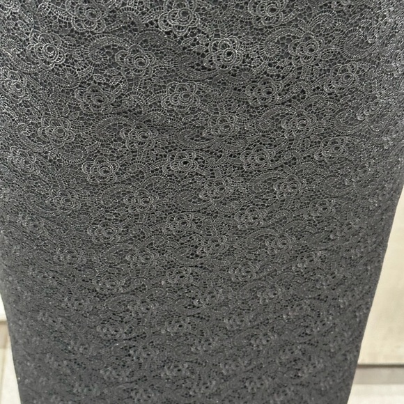 Aritzia Wolford black goth lace draped back pencil midi skirt - Picture 8 of 8